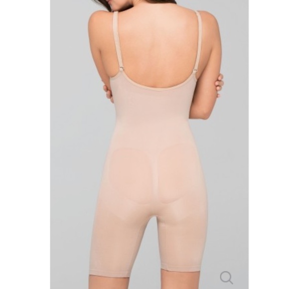 LAST ONE AVAILABLE New BodyWrap Catwalk High Waist Long Leg Bodysuit Size Large - Picture 3 of 13